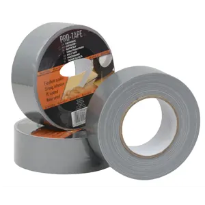 Lerretstape sølv 48 x 50 m