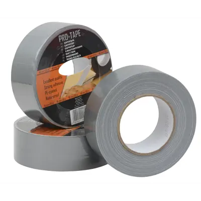 Lerretstape sølv 48 x 50 m