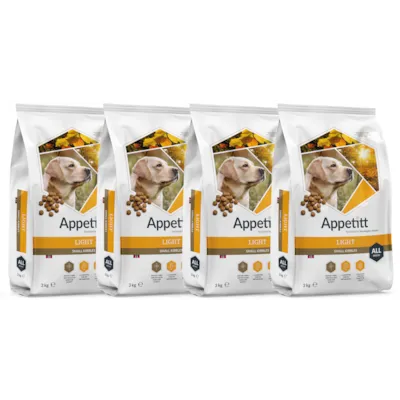 Hundefôr Light 4x3 kg