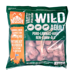 Hundefôr Vaisto Wild elg-lam-rein frosset 3 kg