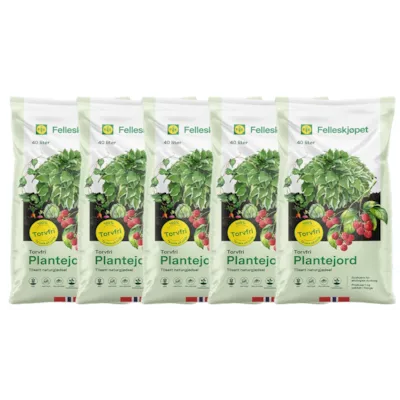 Torvfri plantejord 40 L-5 pk