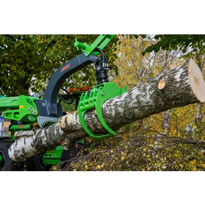 Tømmergrabb med rotor på bom, bilde 3