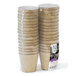 Fiberpotte Ø8 cm 32 stk