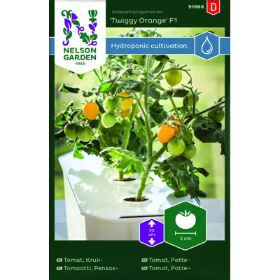 Frø pottetomat Twiggy Orange Harvy