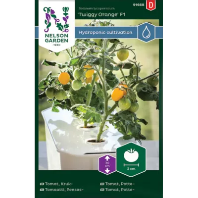 Frø pottetomat Twiggy Orange Harvy