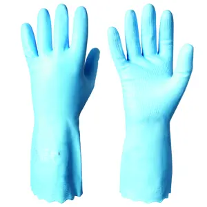 Kjemikaliehansker blå