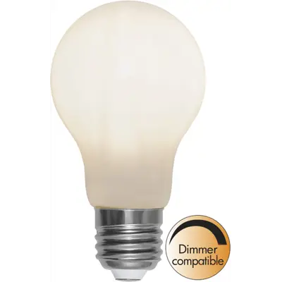 Lyspære LED Opaque Opal A60 E27 Dimbar  5W 
