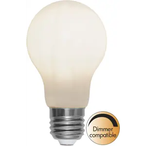 Lyspære LED Opaque Opal A60 E27 Dimbar 5W