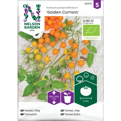 Frø tomat høy Golden Currant økologisk