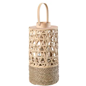 Lyslykt bambus H50 cm