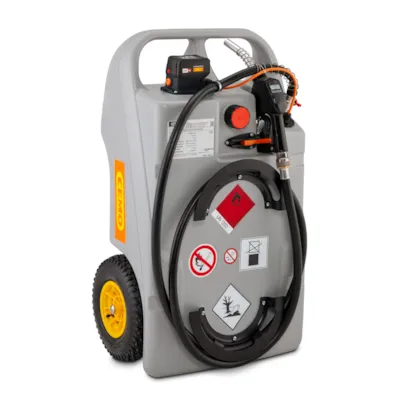 Dieseltank tralle 60 L med CAS batteri 2AH