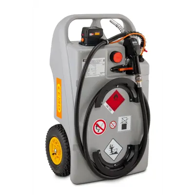 Dieseltank tralle 60 L med CAS batteri 2AH