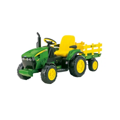 Elektrisk traktor med tilhenger for barn