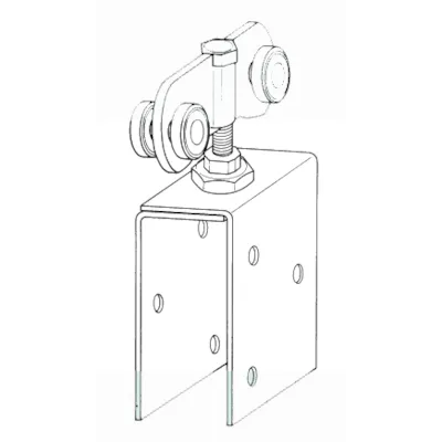 Hengerull for tredør 200 kg