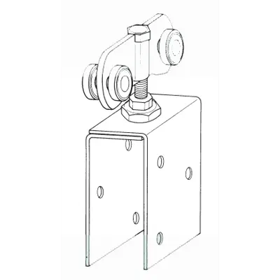 Hengerull for tredør 200 kg