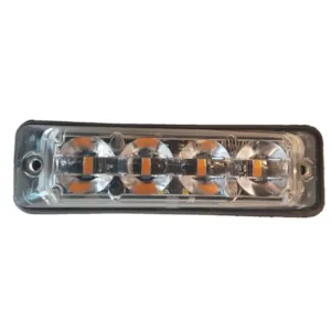 Strobelys LED hvitt lys 4x3W