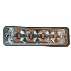 Strobelys LED hvitt lys 4x3W