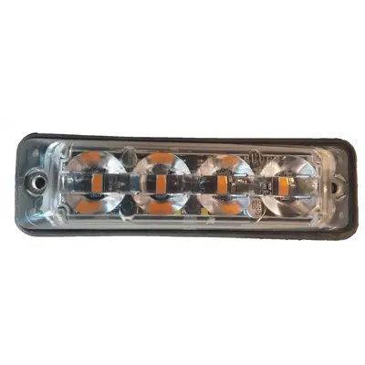 Strobelys LED hvitt lys 4x3W