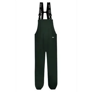 Regnbukse med sele PU grønn