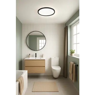 Taklampe Luna plafond 30 cm dimbar, bilde 2