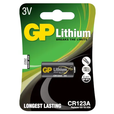 Pro Lithium batteri CR123A, 1 stk, bilde 2