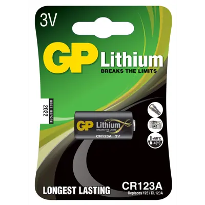 Pro Lithium batteri CR123A, 1 stk, bilde 2