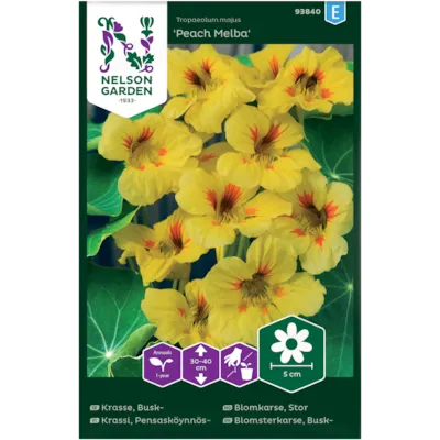 Frø blomkarse Peach Melba