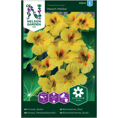 Frø blomkarse Peach Melba