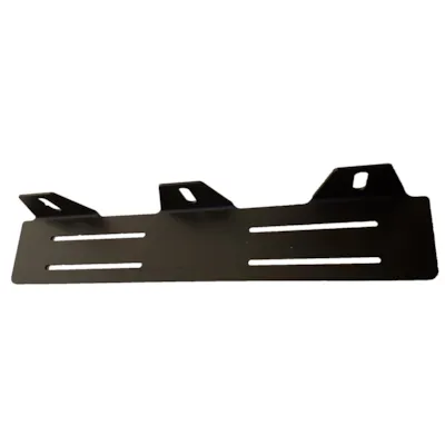 Skiltplate med brakett for 3 stk 7" ekstralys