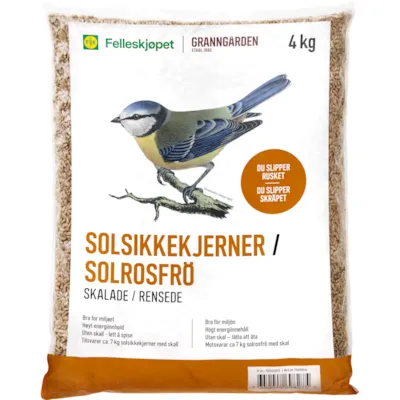Solsikkekjerner renset 4 kg