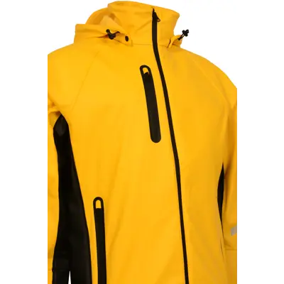 Regnjakke PU gul, bilde 3