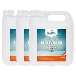 Frostvæske Oransje konsentrat 3x4 L