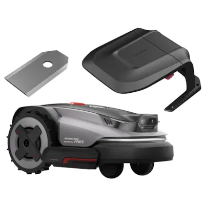 Robotgressklipper RockMow S108 med garasje og knivsett