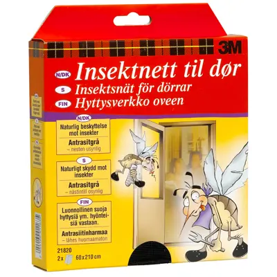 Insektnett for dør 60 x 210 cm