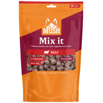 Hundefôr Mix It okse frysetørket 200 g