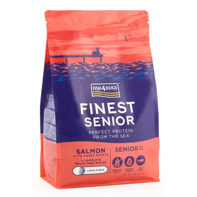 Hundefôr Finest Senior Salmon 6 kg