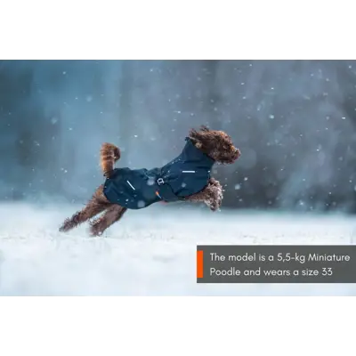 Vinterdekken ull Glacier mørkblå, bilde 2
