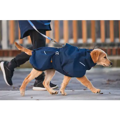 Vinterdekken ull Glacier mørkblå, bilde 7
