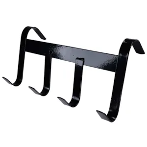 Oppheng med 4 kroker svart