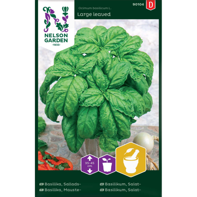 Frø salatbasilikumLarge Leaved