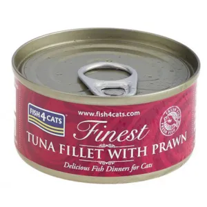 Våtfôr Finest tunfisk med reker 70 g