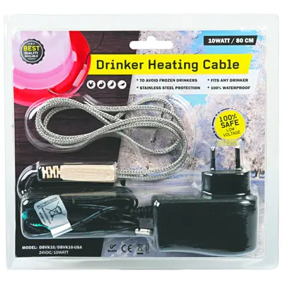 Varmekabel 10W 80 cm