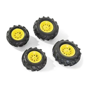 Luftgummihjulsett 4 stk til tråtraktor