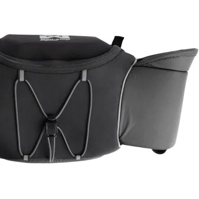 Bag til trekking løpebelte svart, bilde 2