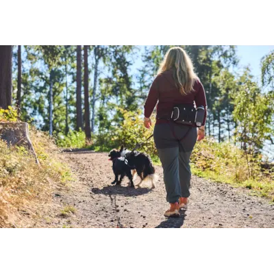 Bag til trekking løpebelte svart, bilde 6