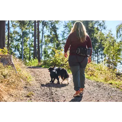 Bag til trekking løpebelte svart, bilde 6