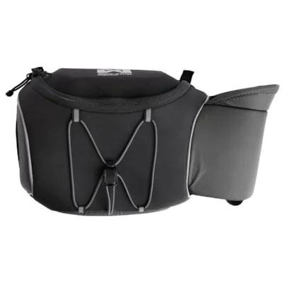 Bag til trekking løpebelte svart