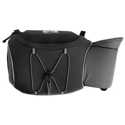 Bag til trekking løpebelte svart