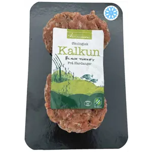 Fryst Black Turkey Burger Øko 300g 2 pk