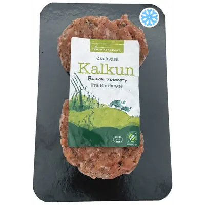 Fryst Black Turkey Burger Øko 300g 2 pk